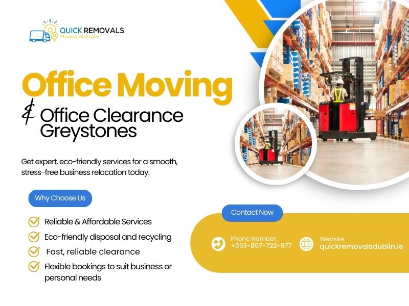 Office Moving & Office Clearance Services in Greystones | QRD